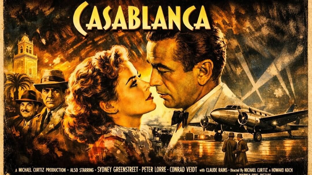 Image Credit: Casablanca Movie Poster via Warner Bros. / Instagram